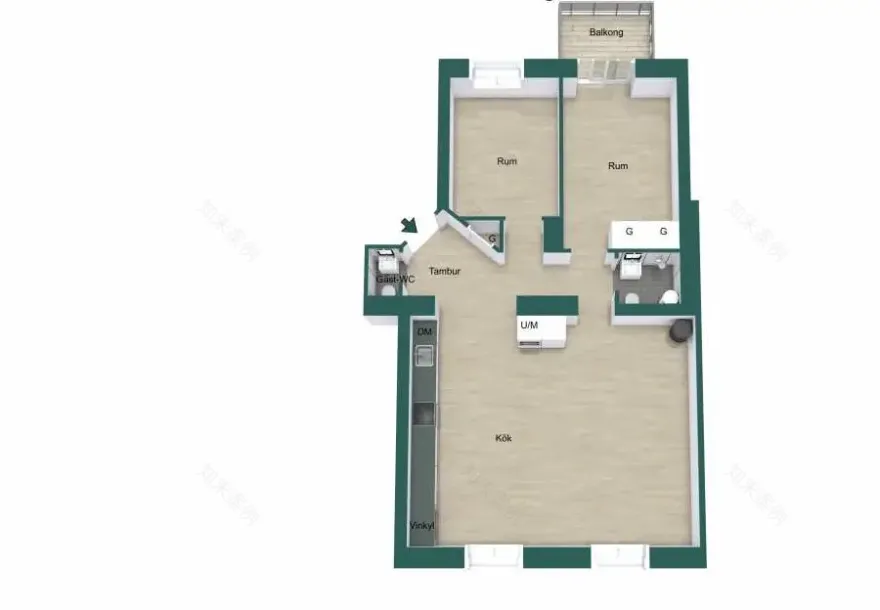 82 平米完美家庭公寓,现代与古典的和谐融合-19