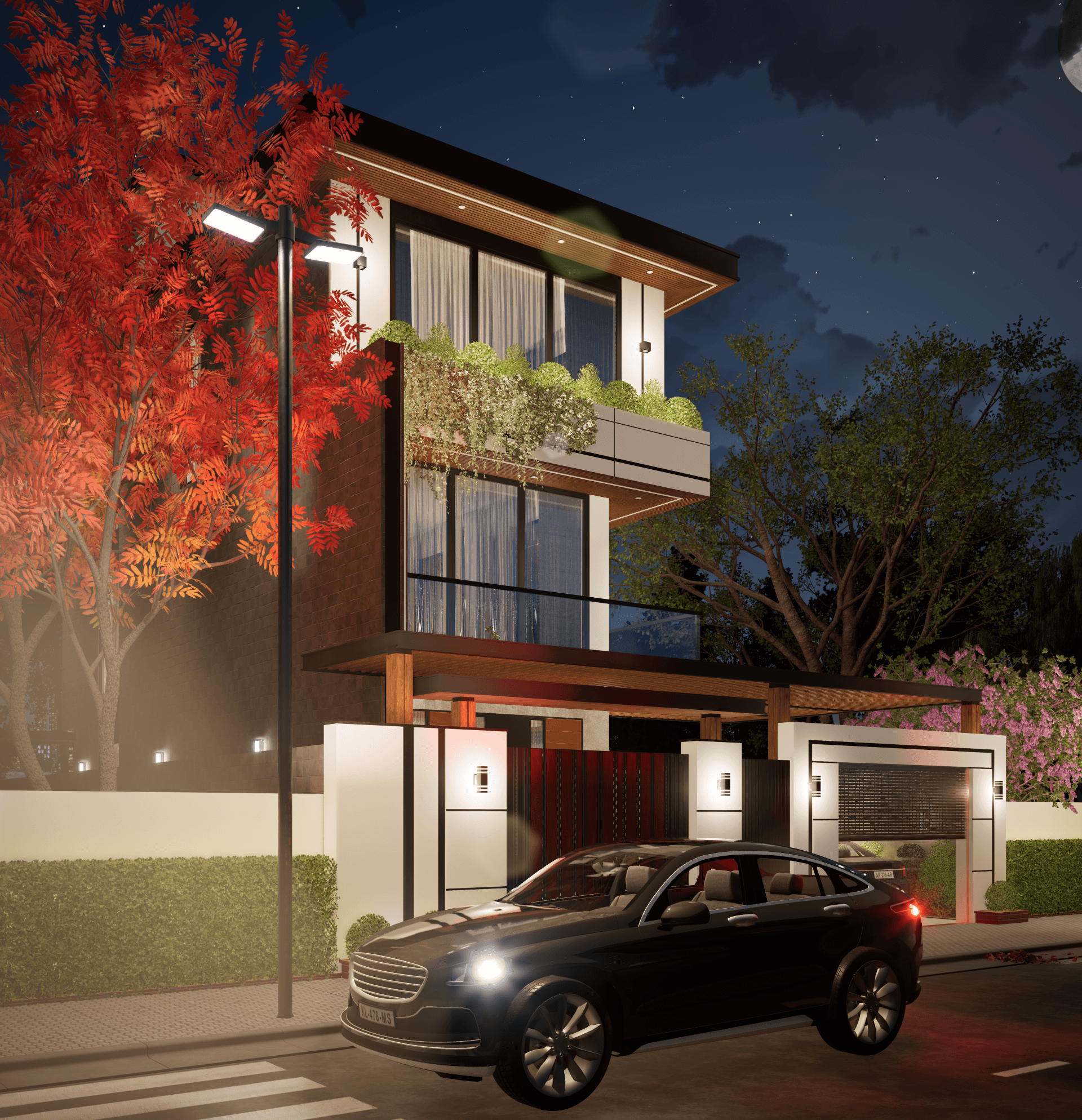 03:- Exterior villa visualization-9