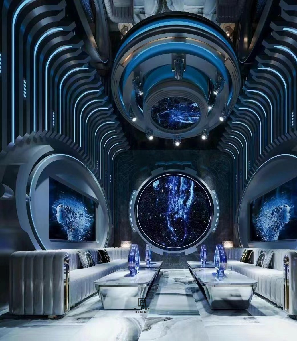 综合商务KTV设计案例｜打造震撼视觉娱乐空间-2