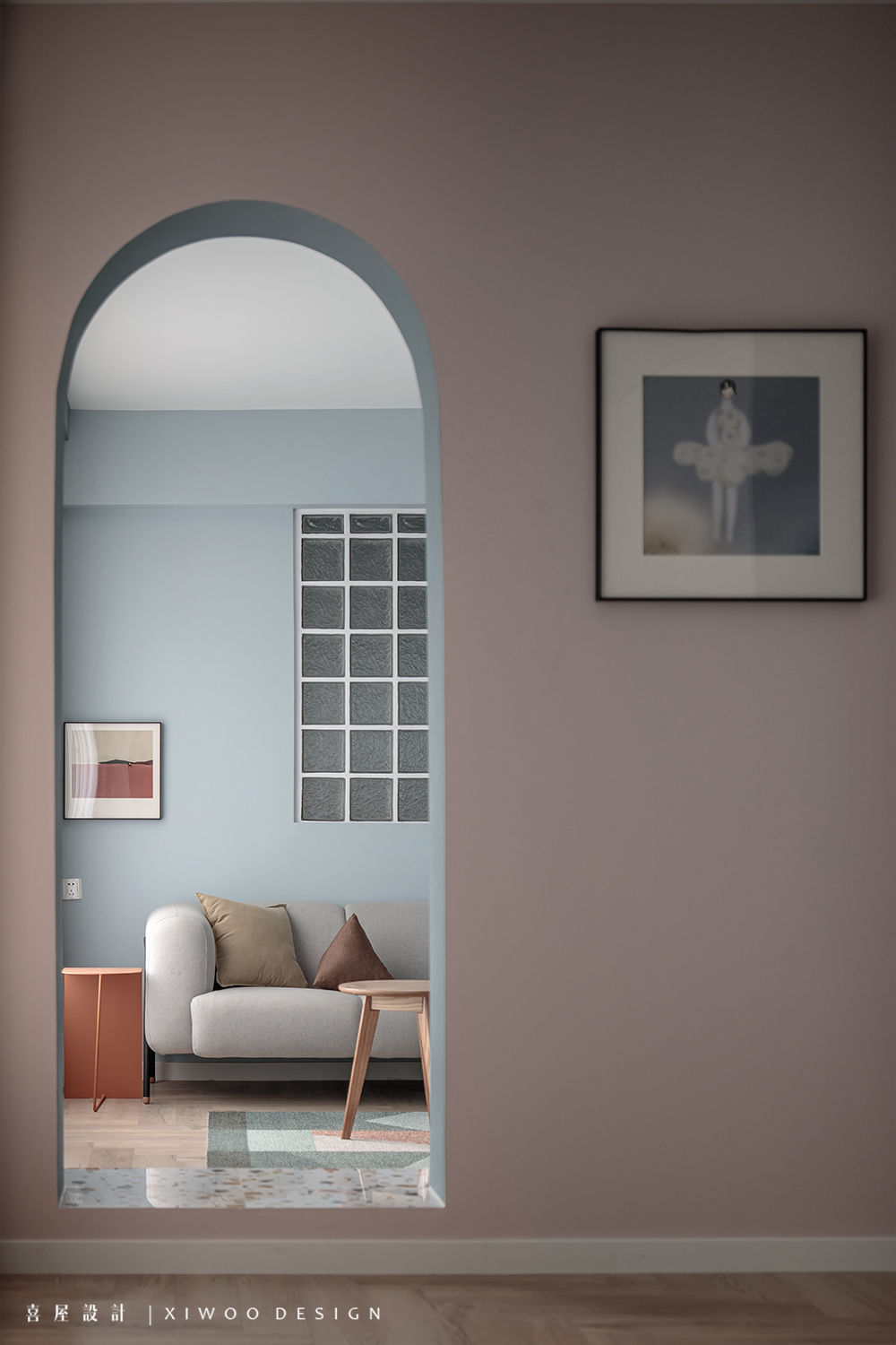 极繁主义打造蓝色海洋之家,温馨治愈空间-11