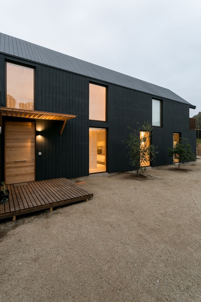 斜向模块化住宅 | 智利 Shotgun House-31