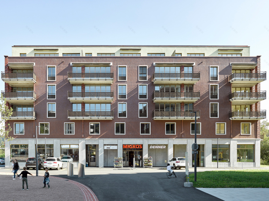 Dättnau Ziegeleiplatz 住宅区丨瑞士丨Fischer Architekten AG-11