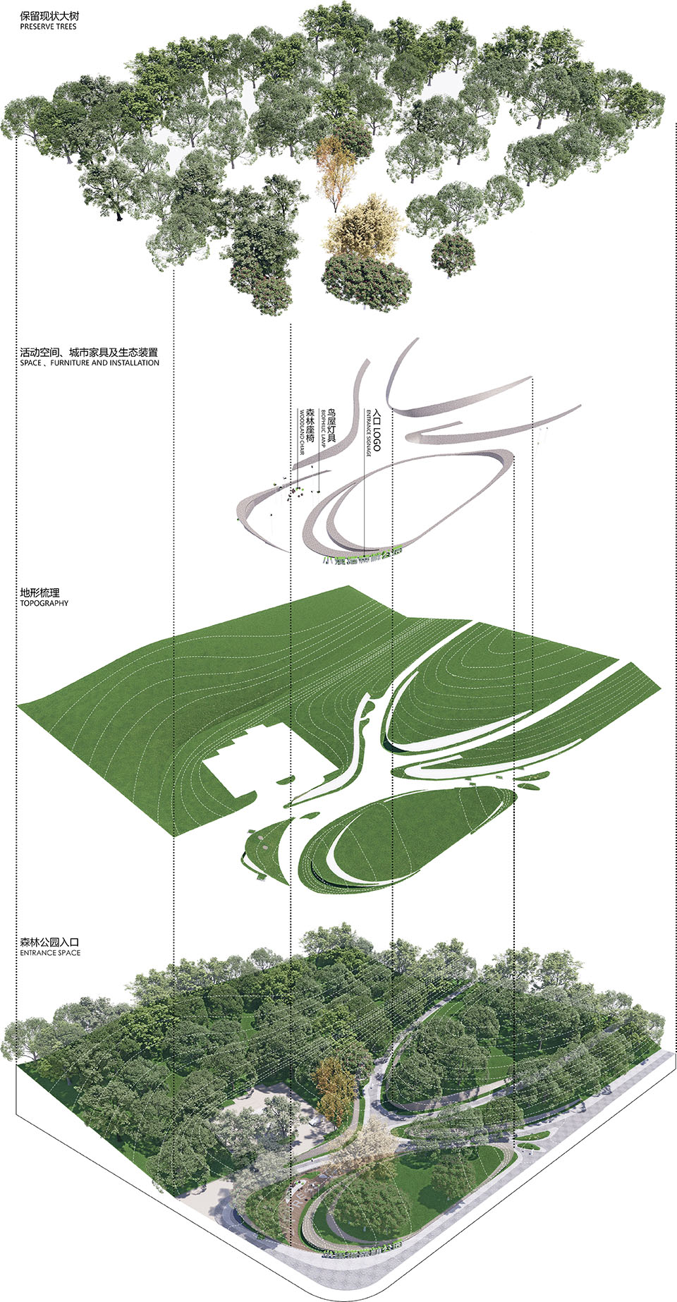 小溪塔森林公园丨中国宜昌丨HID翰地景观-67