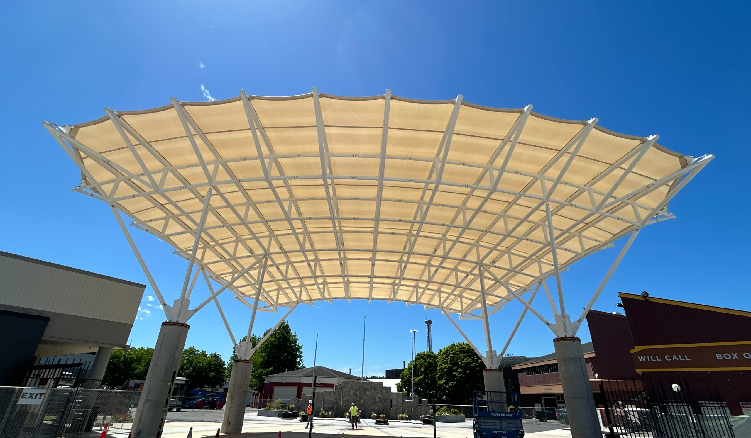 华盛顿州博览场馆入口雨棚项目丨美国华盛顿-28
