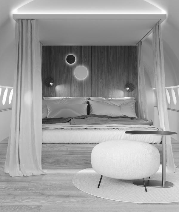 飞机里的别墅(飞机豪华酒店)丨印度丨Geometrium-34