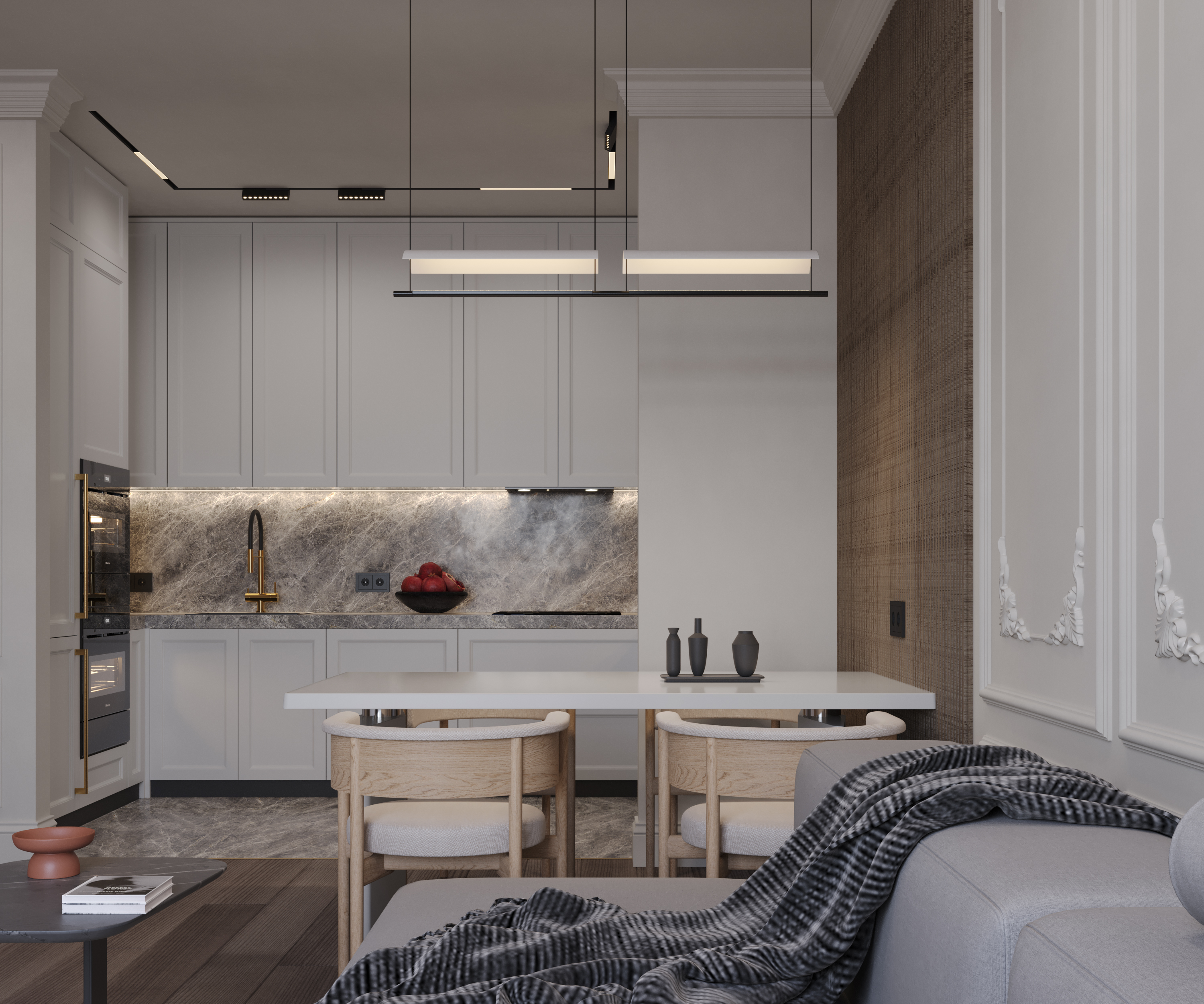 Design project of the apartment "Highvill"-9