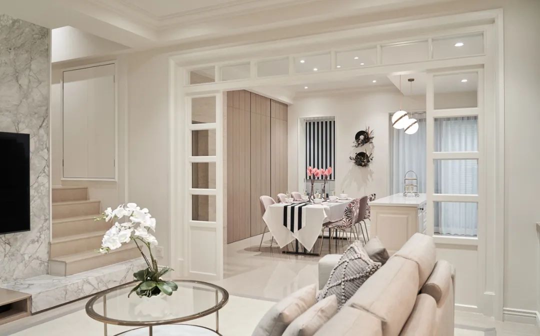 咖啡色调的佛系复式楼设计丨大树装饰-4