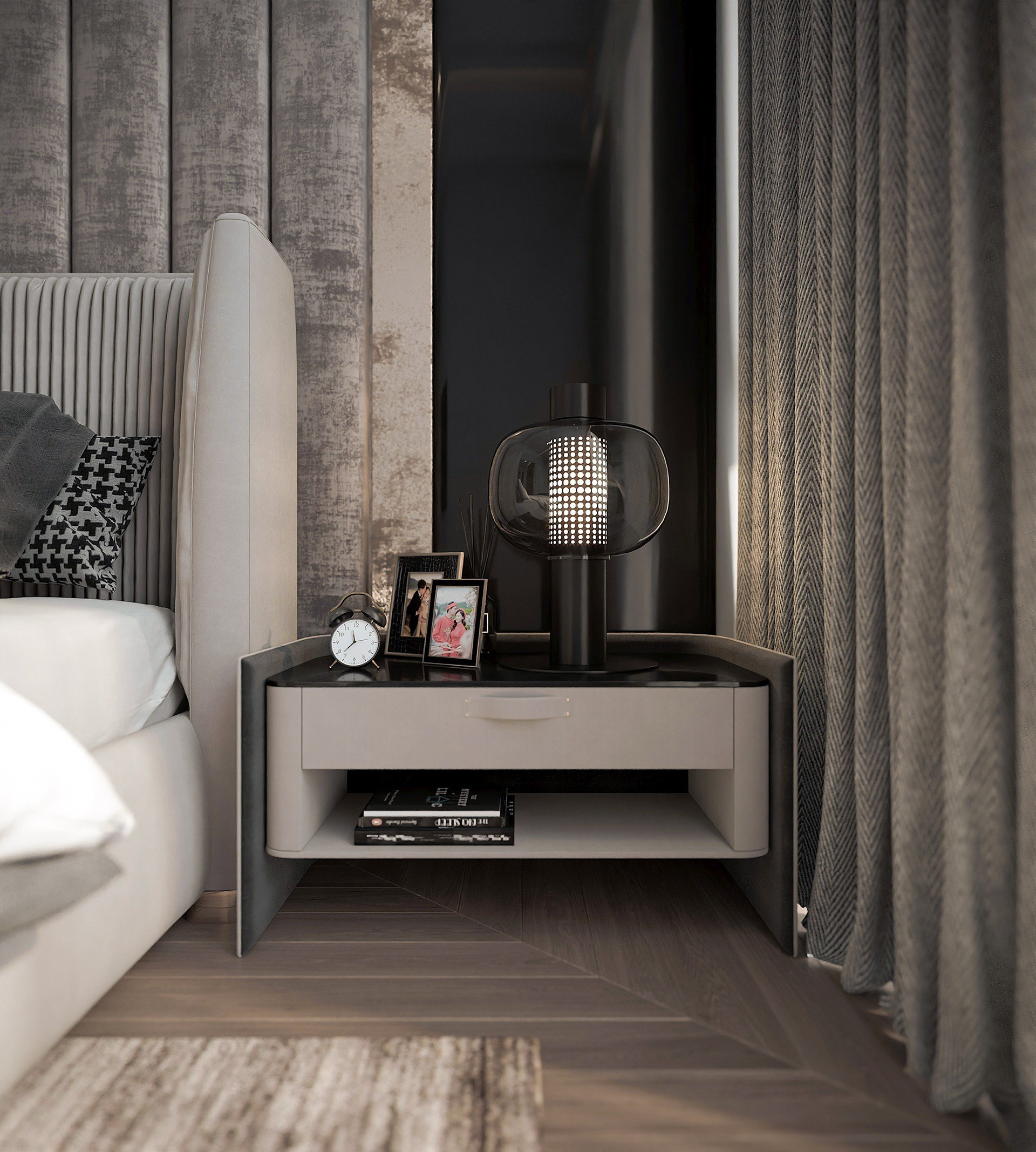 "Duple· Tilia Empire City"现代主卧室设计-9