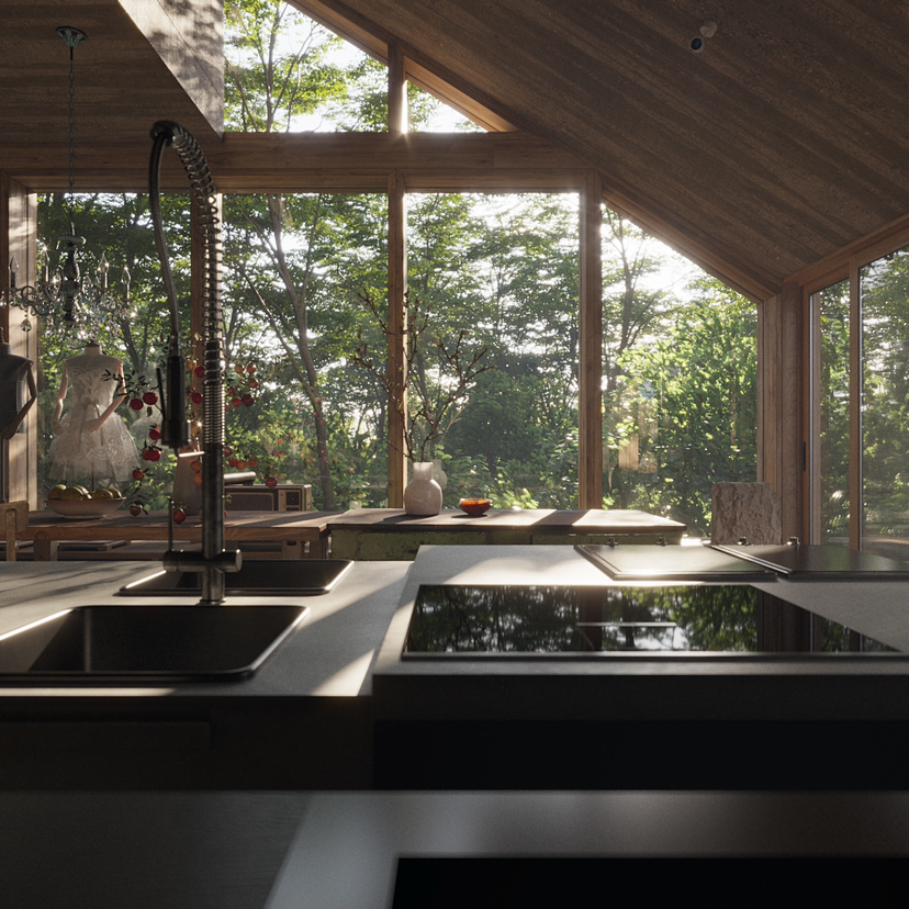 阳光空气下的房子-6