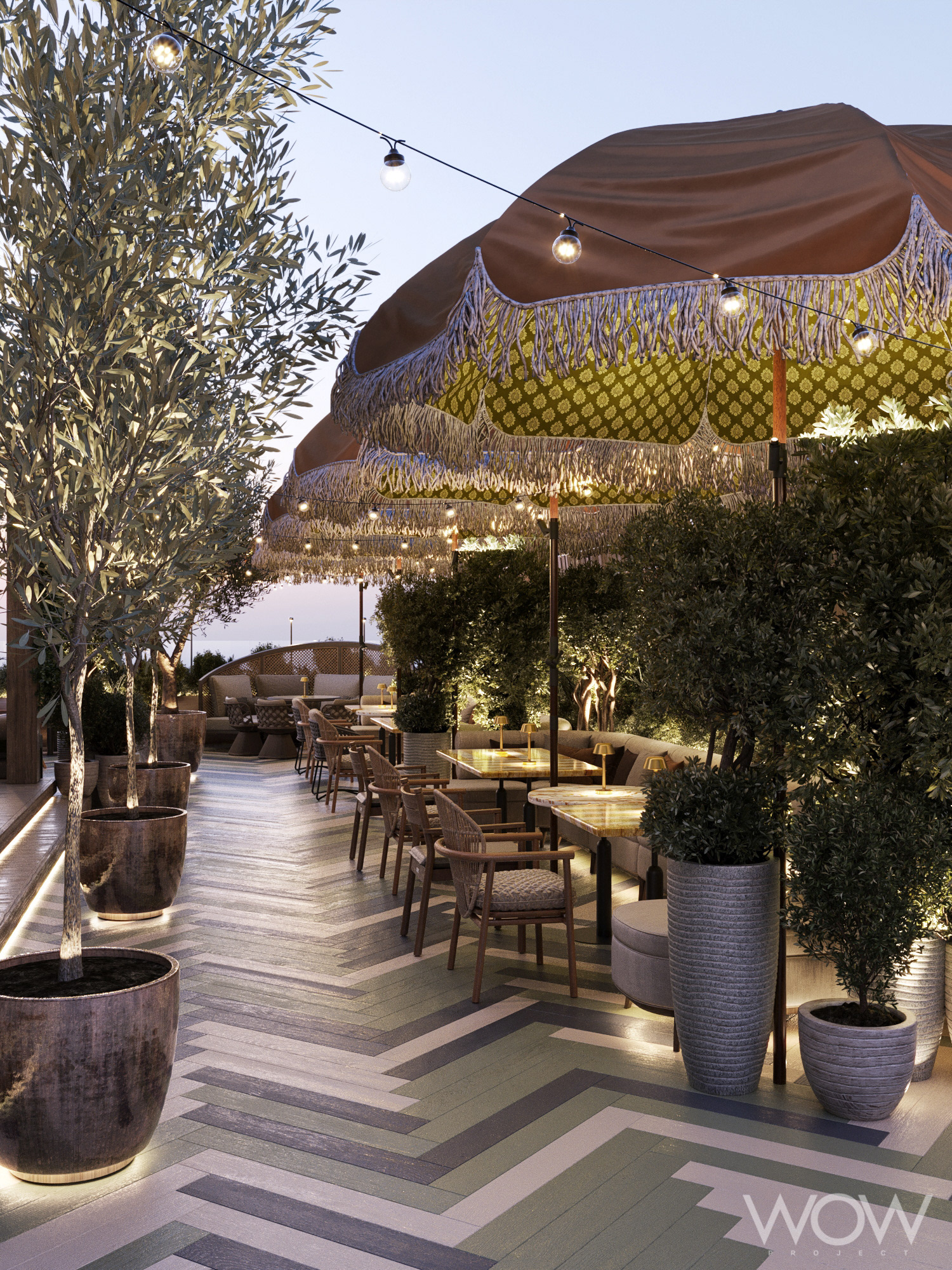 比佛利山庄的屋顶餐厅-8