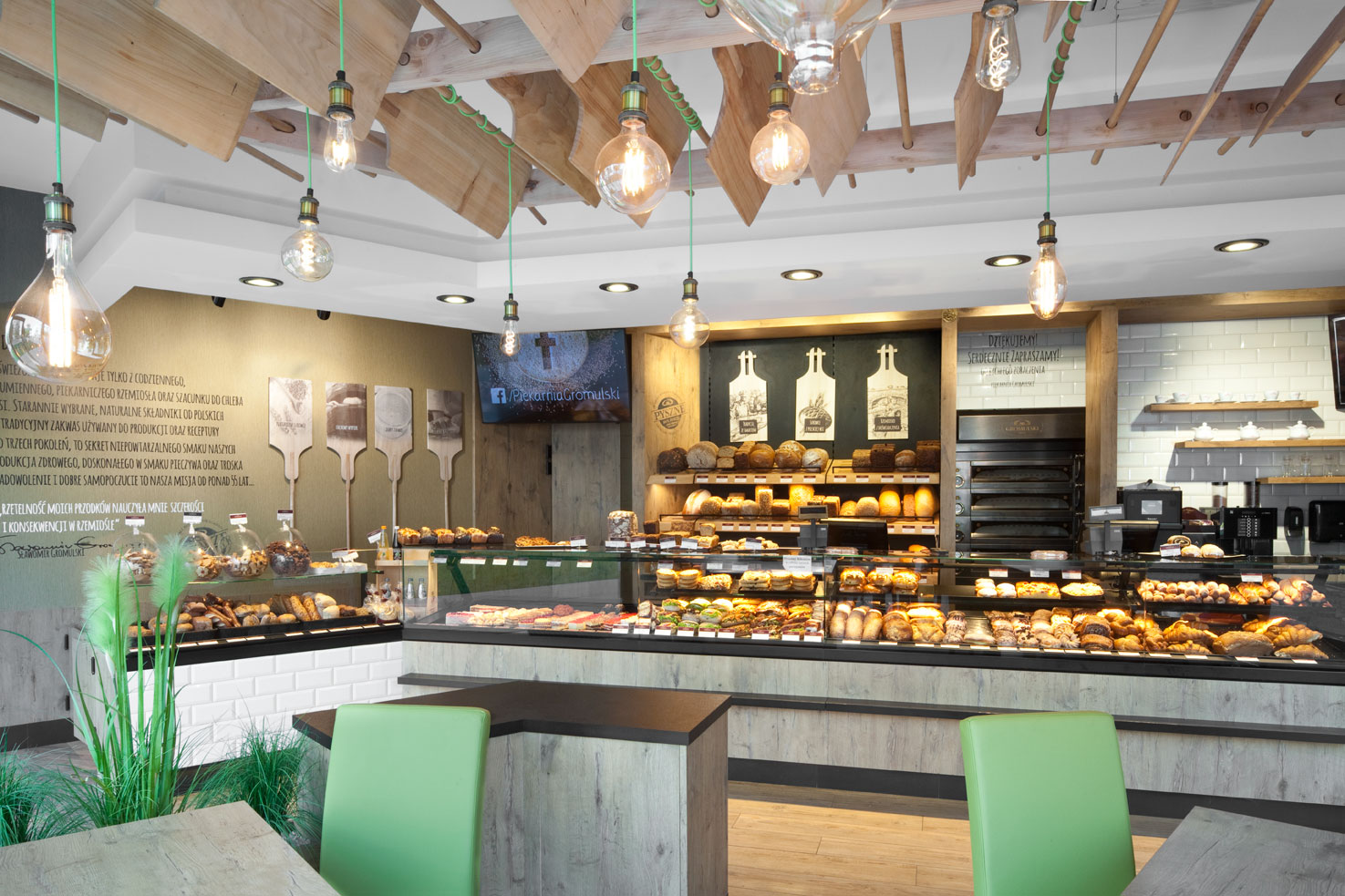波兰 Warsaw 烘焙店 Piekarnia Gromulski 室内设计-0