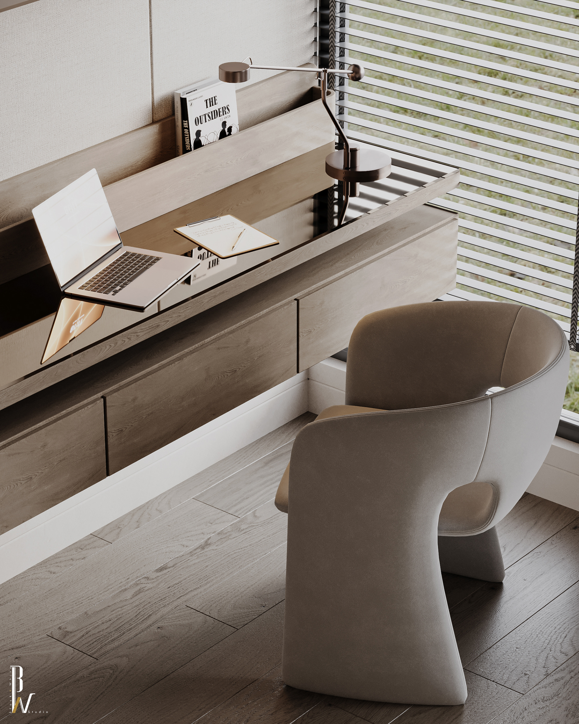 卧室设计丨阿联酋丨Black N White-15