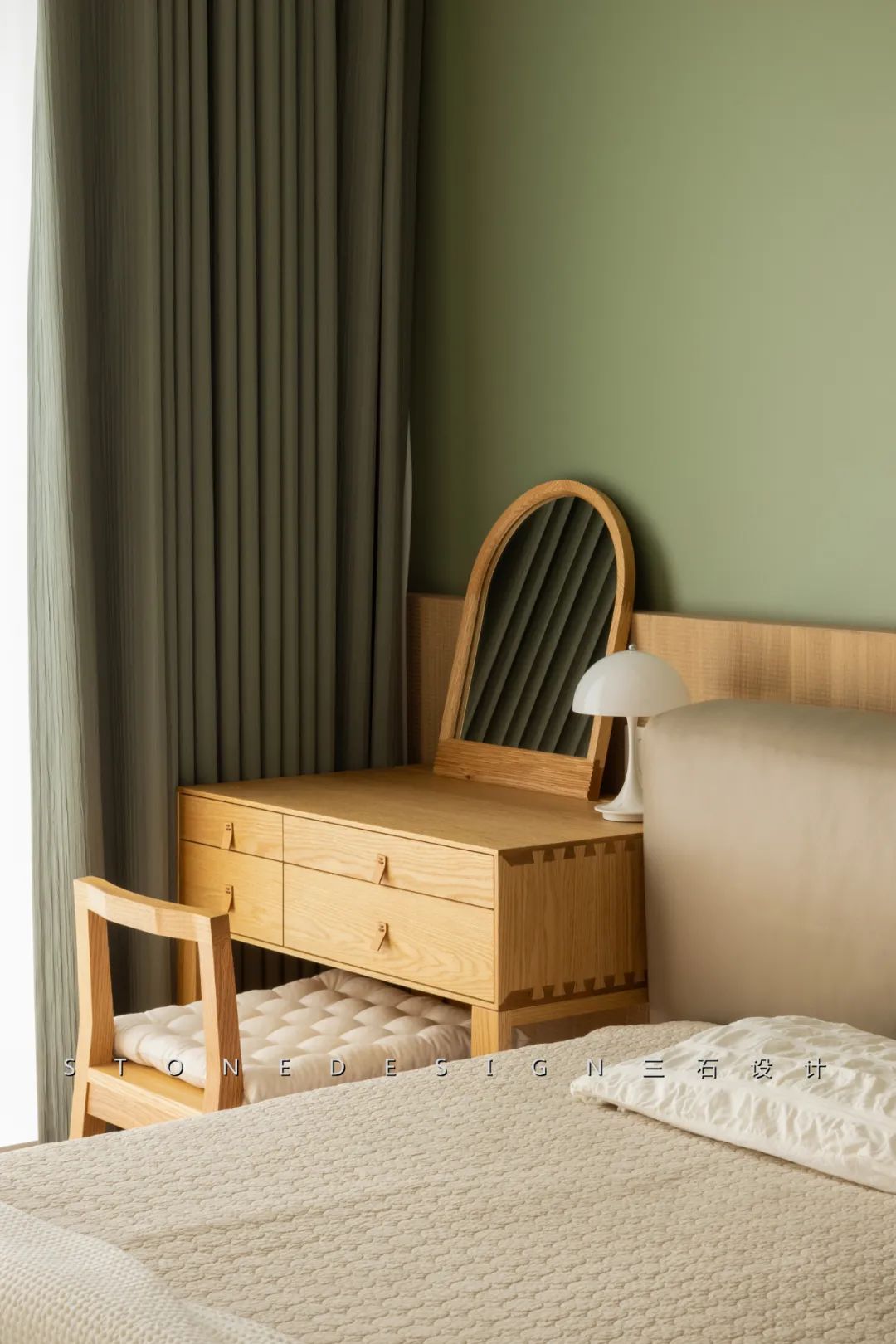 奶油色调的家丨中国台州丨三石设计工作室-20