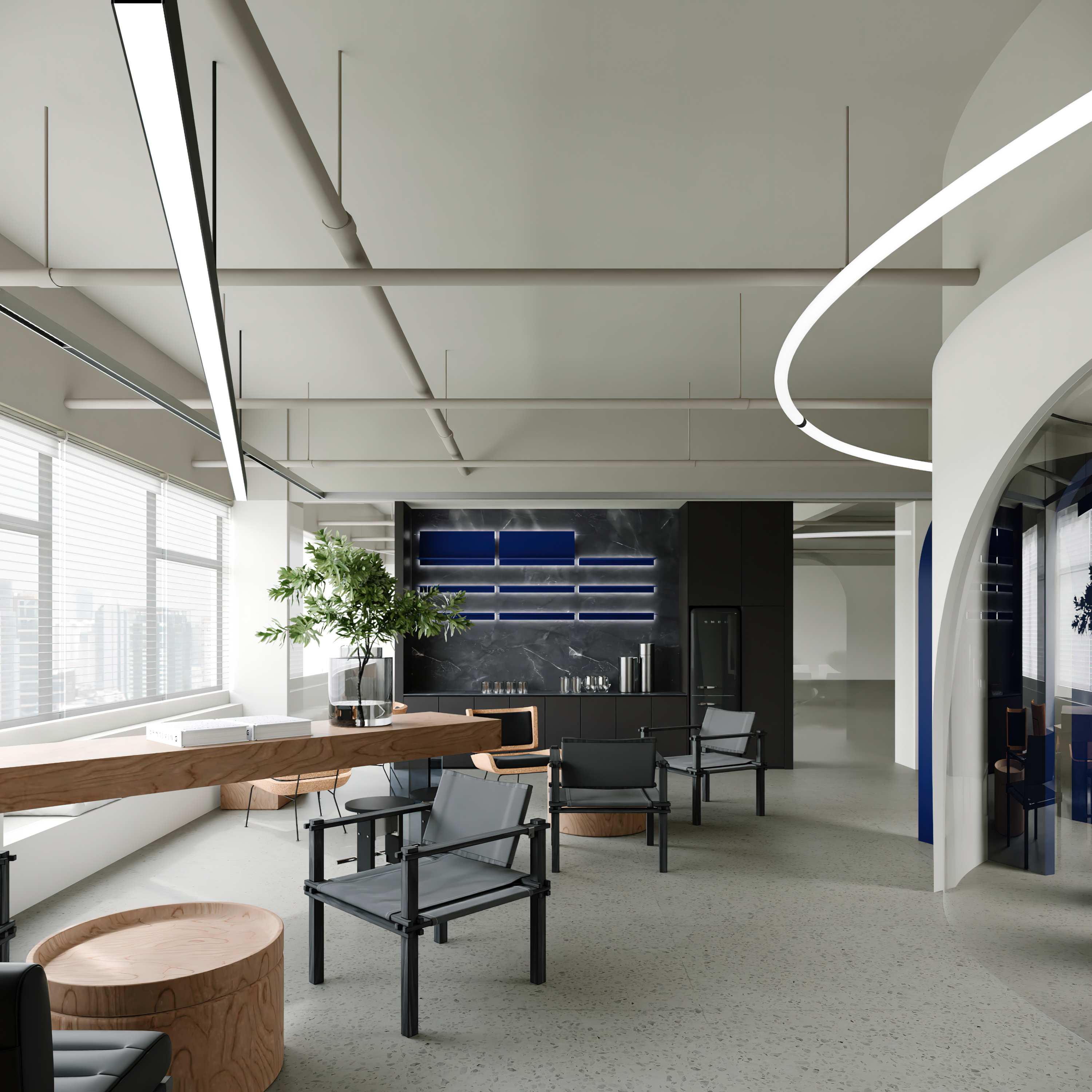 现代极简办公室设计-21