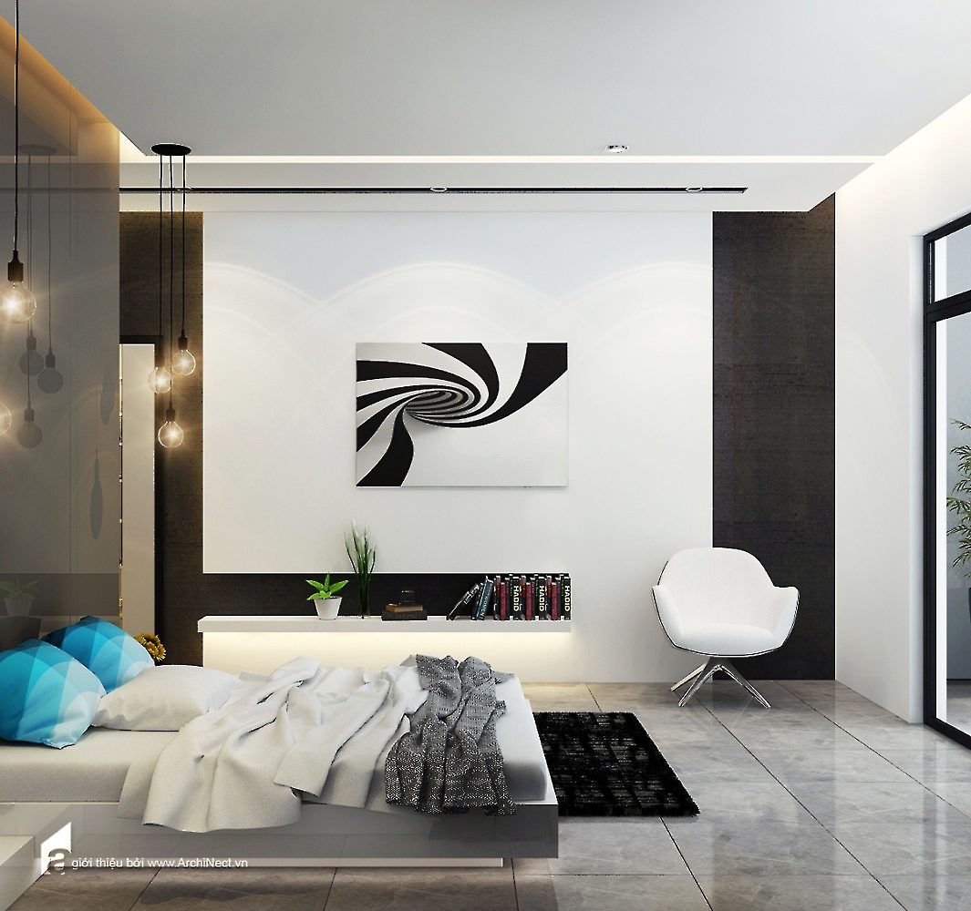 现代越南四层文化画廊设计-24