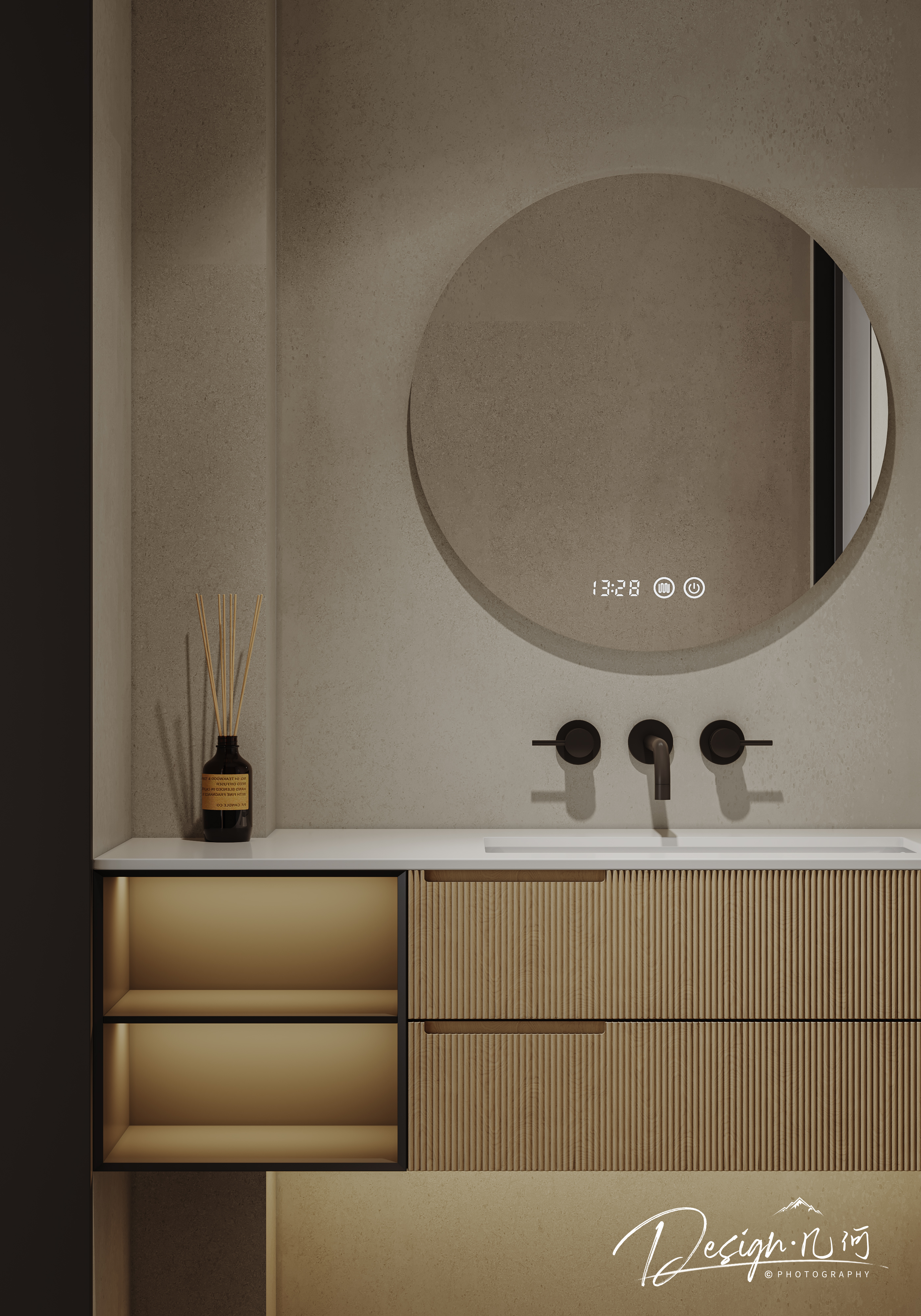 几何空间视觉表现 | 壹号府邸侘寂风-12