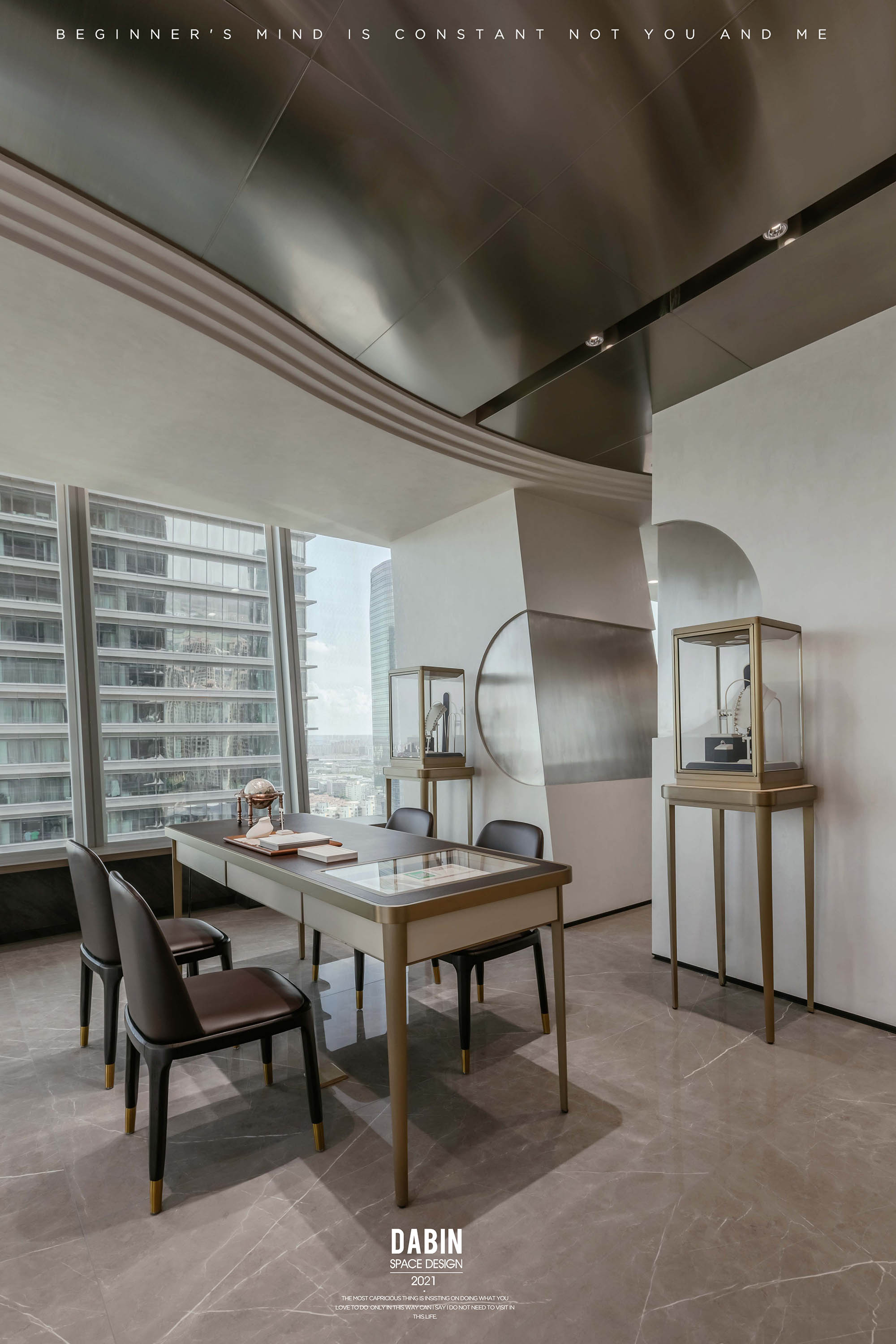 大斌空间设计 | 在金鸡湖畔的繁华商区，用水元素来一场持续的「想入非非」-9