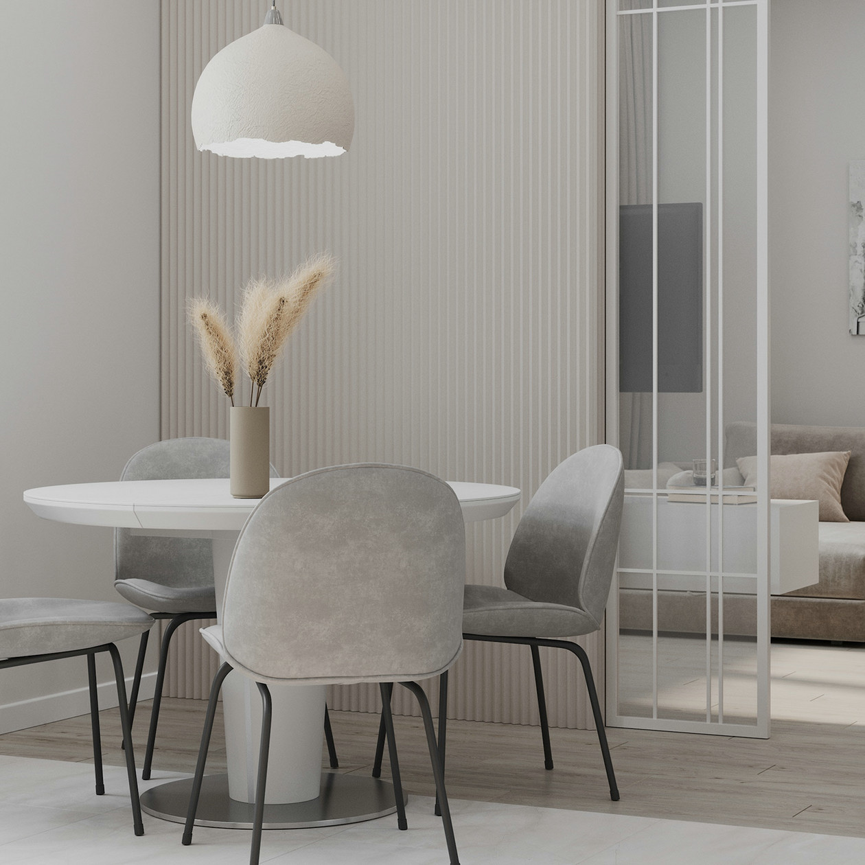 乌克兰--76㎡白色系空间设计-7