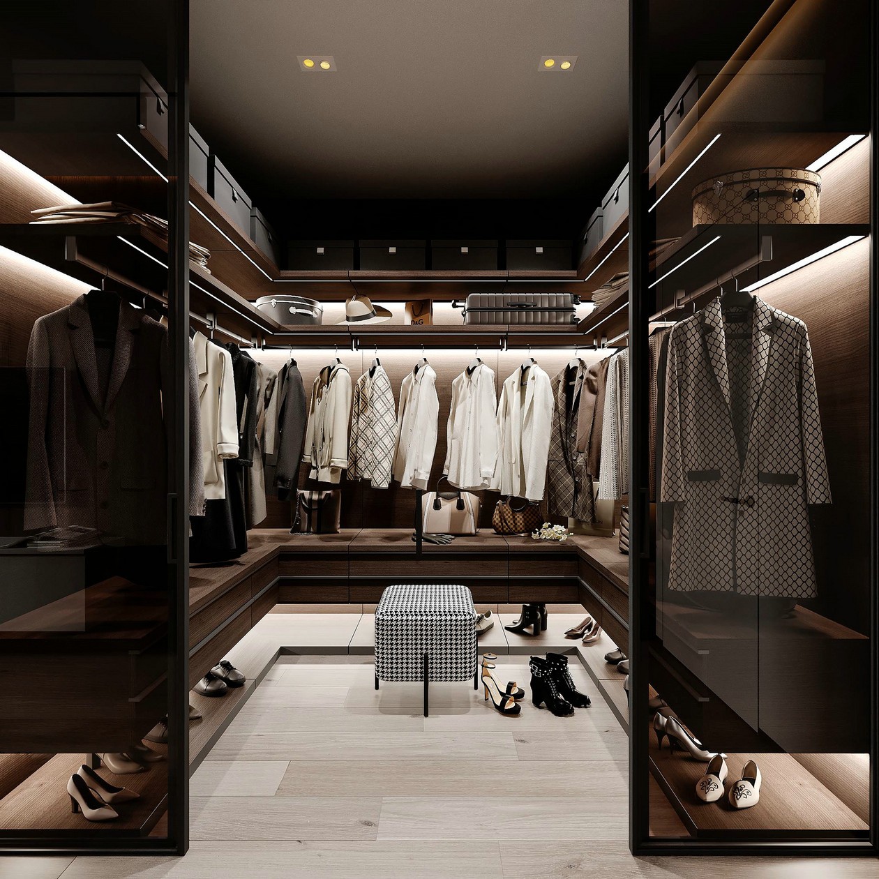 现代深色公寓 质感简约！-14