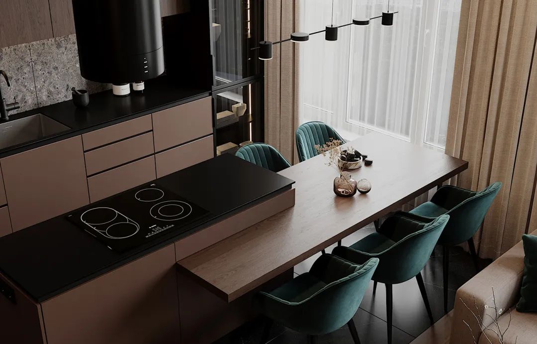 多款式岛台设计，厨房C位-39