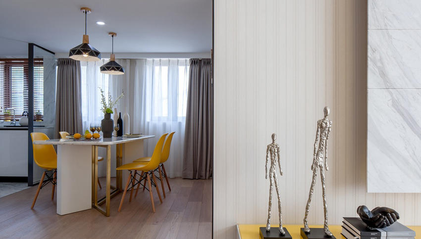 上海嘉定公寓样板房  悟相设计-6