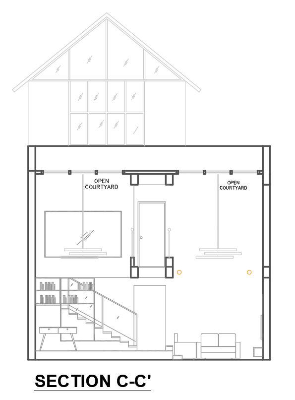 Twin Courtyard Farmhouse Residence | Kolhar-13