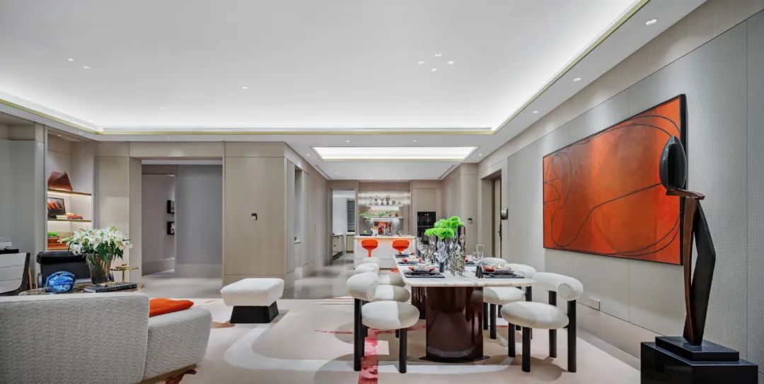 武汉宸嘉 100 · 地标综合体中的精致艺术生活丨中国武汉丨KPF,玛莎舒瓦茨及合伙人事务所,LSD 梁志天设计,HWCD-115