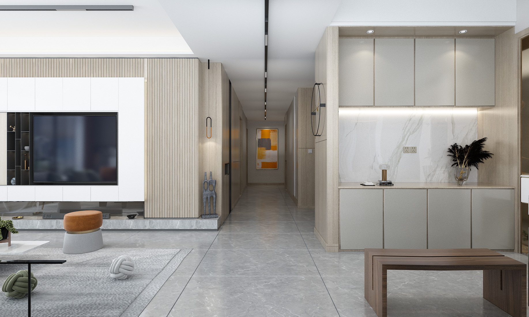 济南二百平全方位落地窗豪宅设计-11