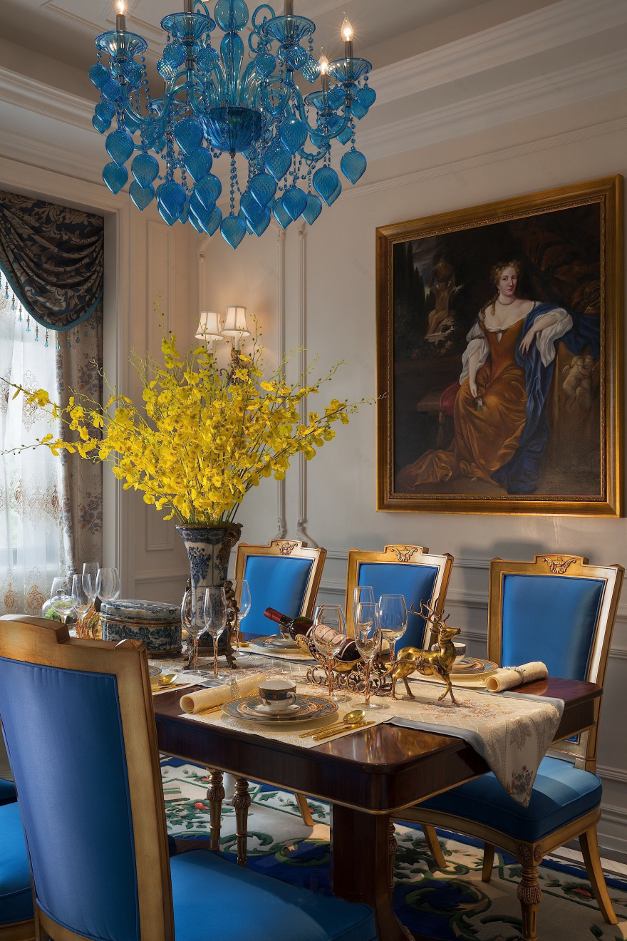 MAX出品独家 山东东营万芳园小区B户型别墅样板间(法式)-11