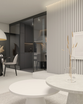 MODERN MONOCHROMATIC APARTMENT