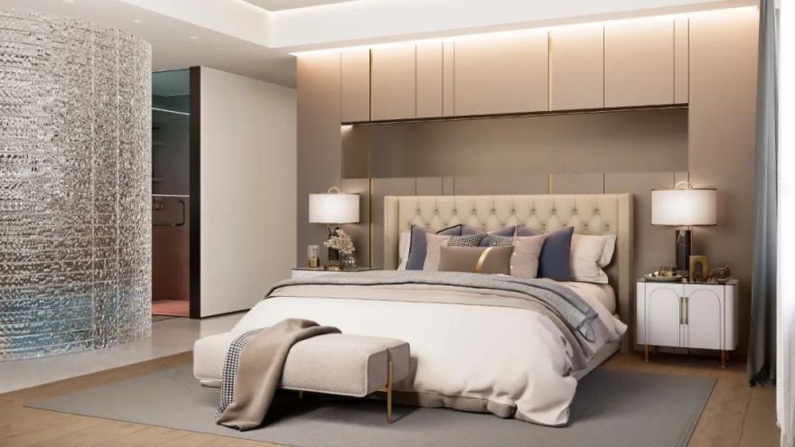 阳光紫郡 · 浪漫轻奢的玻璃糖块空间丨中国成都丨集辰创意空间设计-41