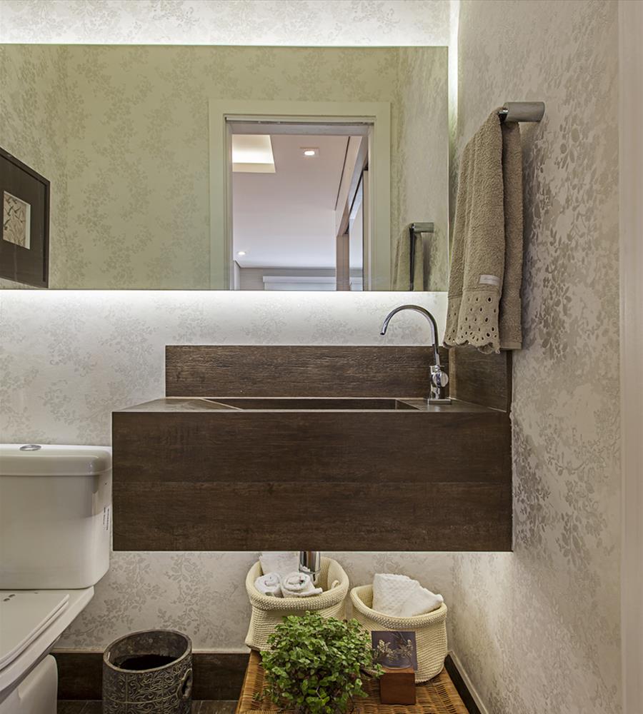 巴西圣保罗的温馨公寓 | 木质与石材的完美结合-5