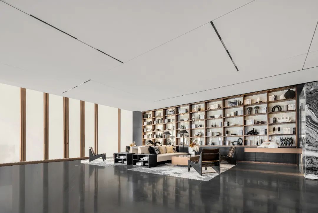 沈阳金地融创峯范展示厅 | 东方美学与现代空间的完美融合-22