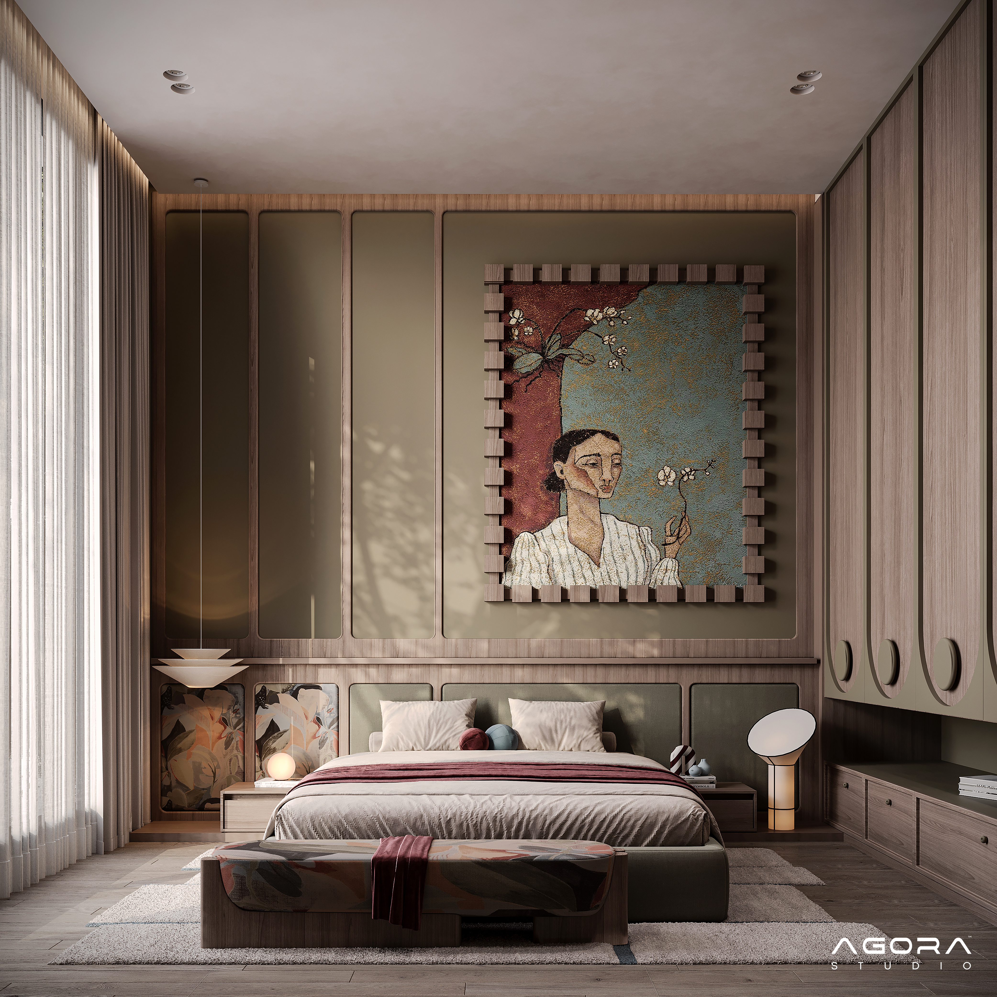 Artistic & Sophisticated 卧室-0