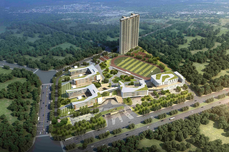 学校规划设计案例效果图-13