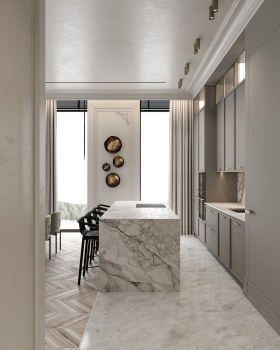 NEOCLASSICAL STYLE LIVING ROOM