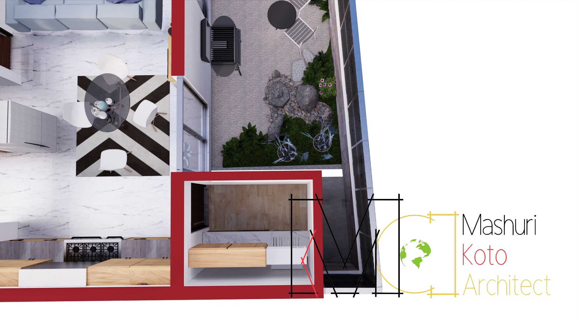 Apartment Spatial Arrangement Design - Qatar-13