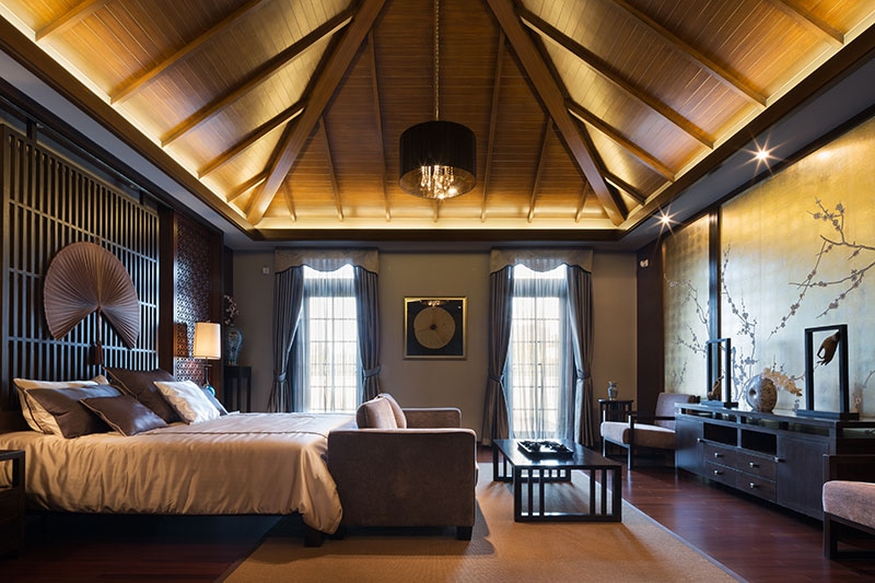 中星红庐中式别墅样板房-23