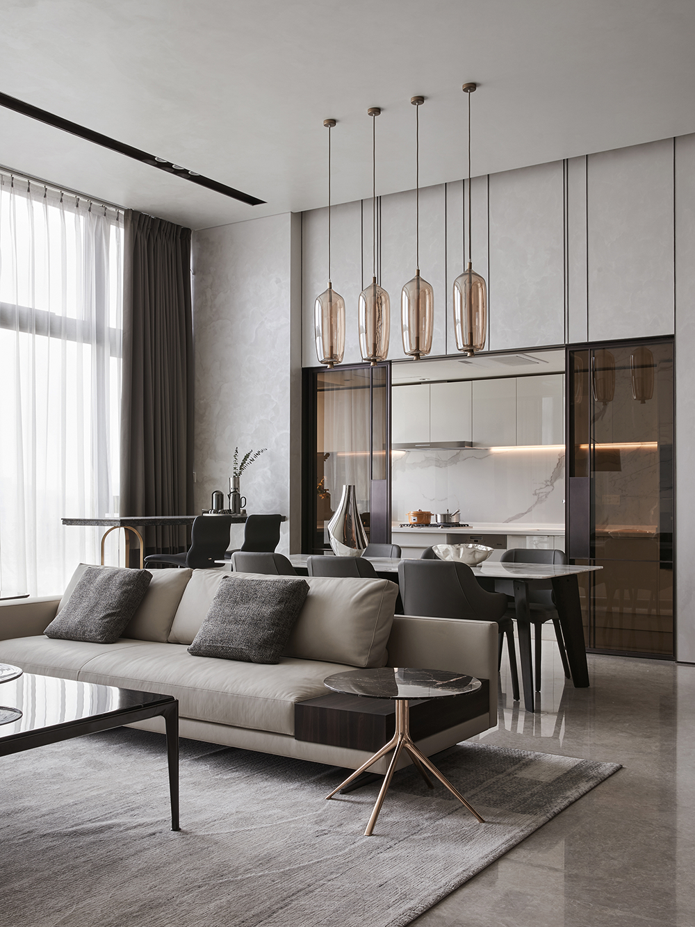 杭州星耀中心大平层住宅丨中国杭州丨GFD 杭州广飞室内设计事务所-35