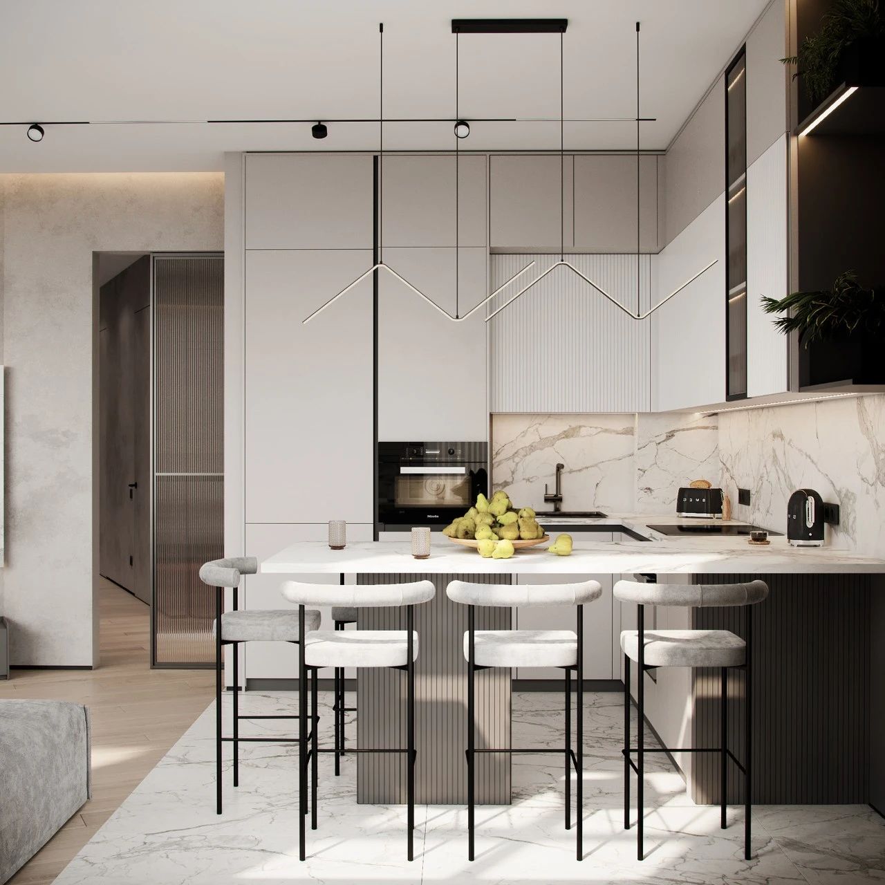 104㎡简约优雅公寓设计丨Bodes studio-10