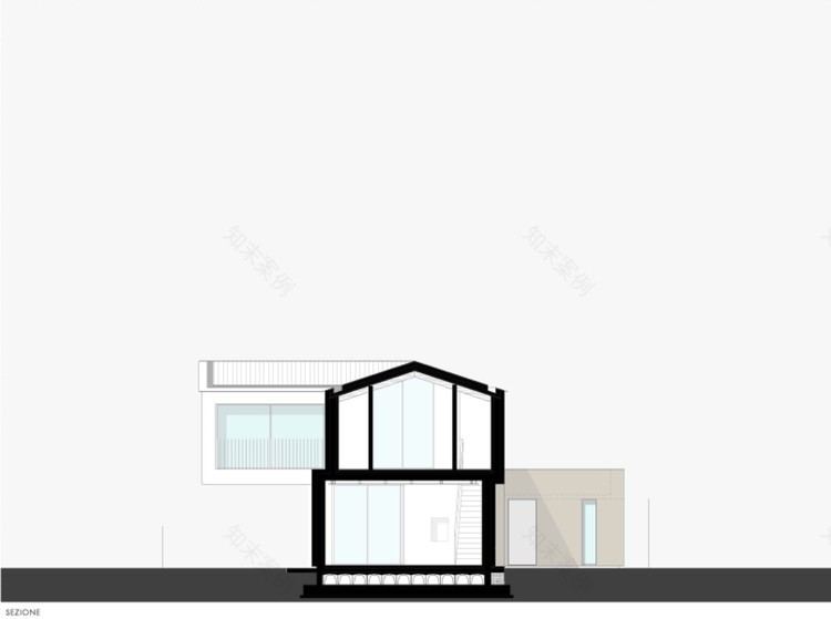 意大利 Treviso 郊区“T”形住宅设计-25