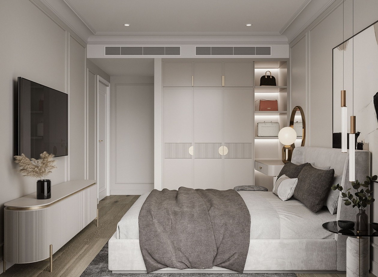 现代中性色系空间设计-12