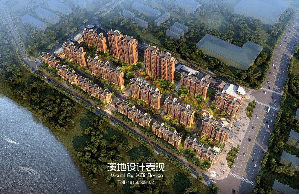 室外日景夜景透视鸟瞰                     -4