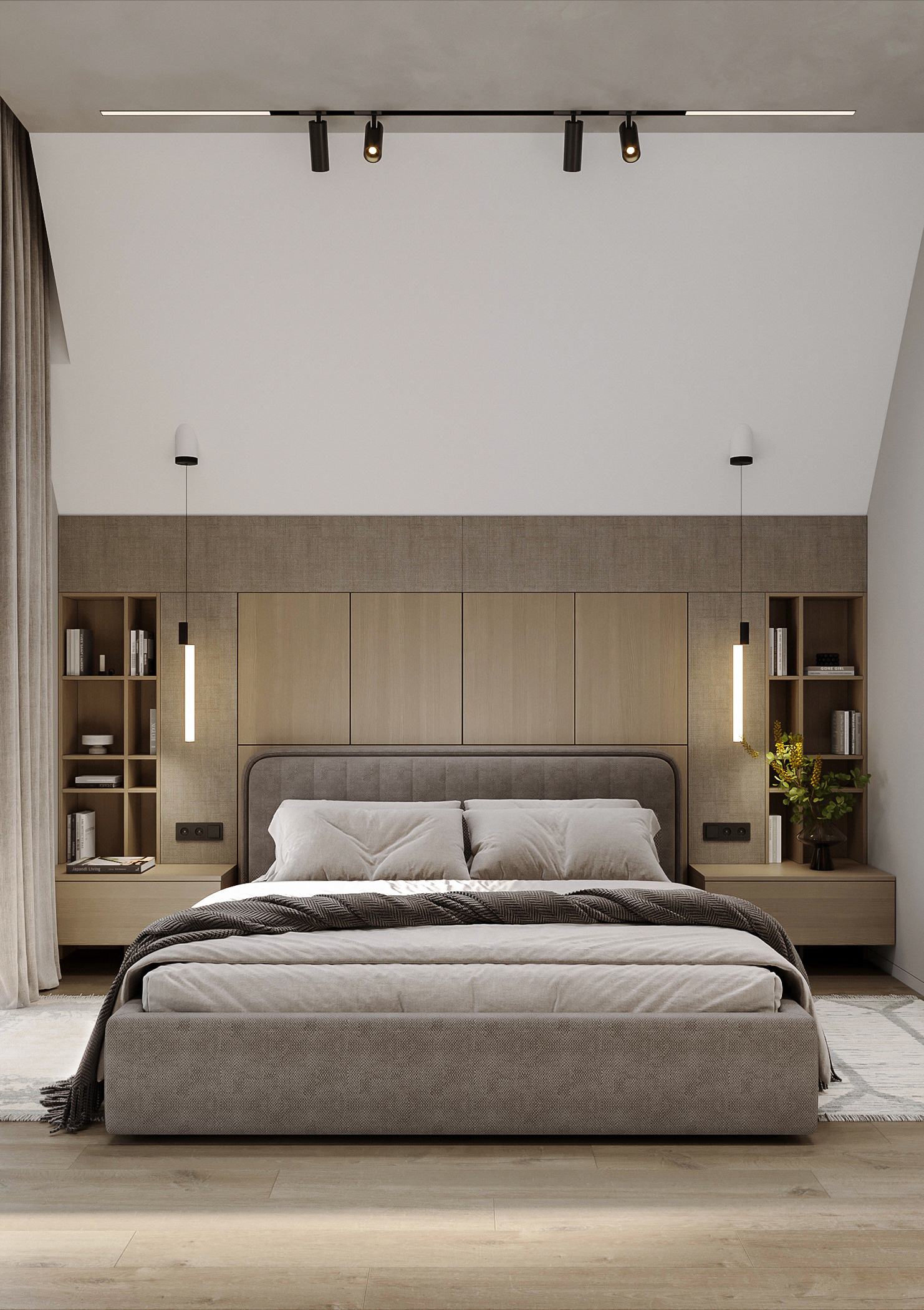 卧室和客厅设计丨乌克兰基辅丨OV2.DESIGN-0