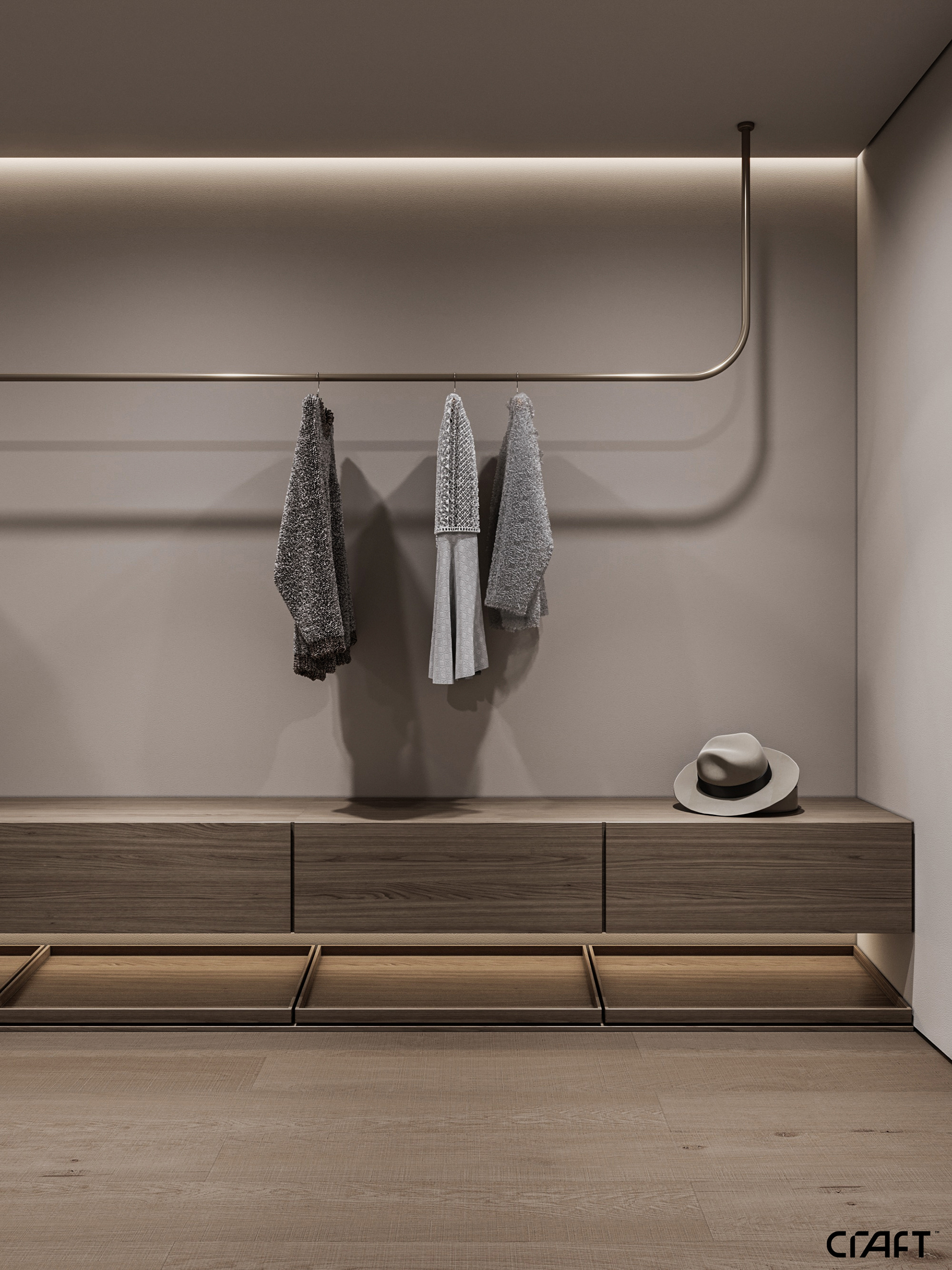 主卧室设计丨沙特阿拉伯利雅得-13