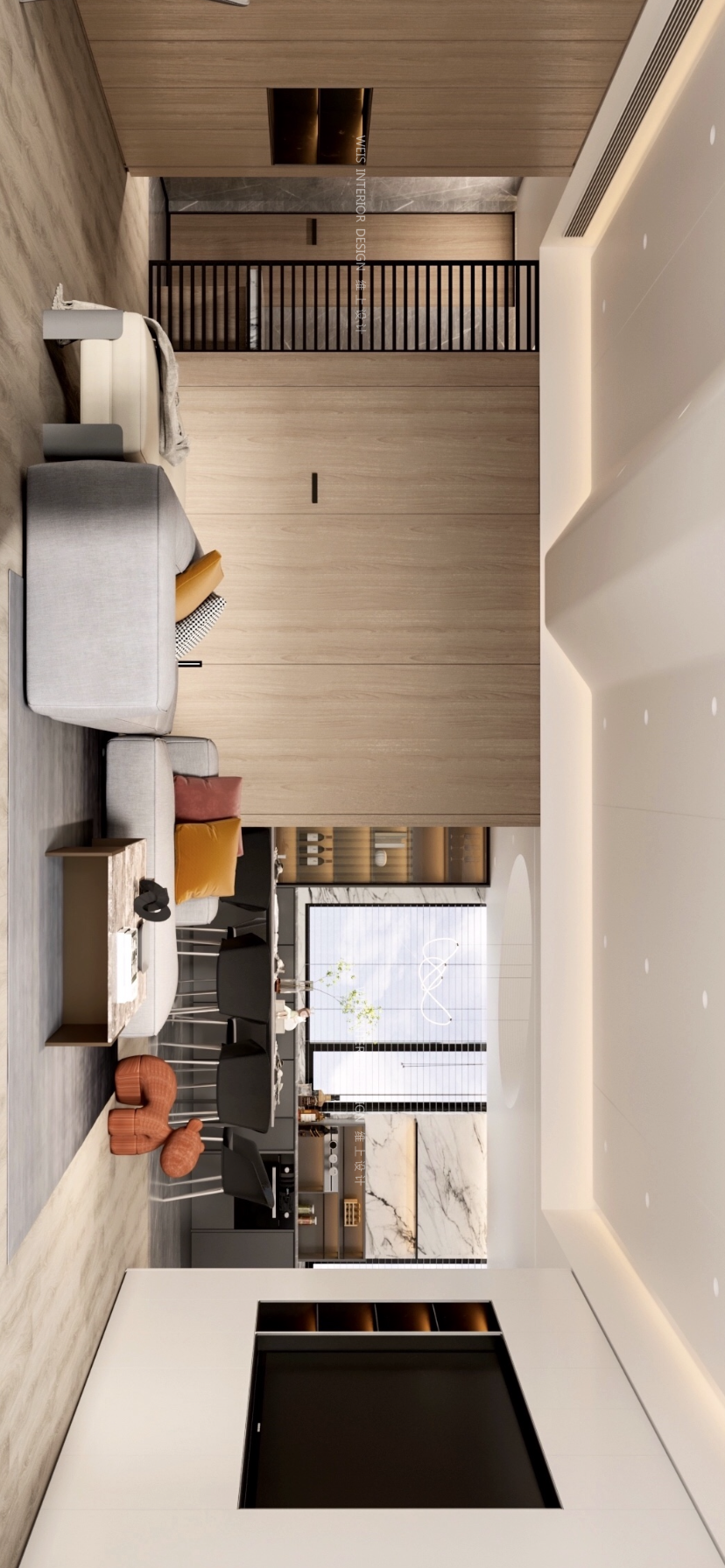 龙岩融侨观邸 140㎡极致简约生活丨中国龙岩丨维上设计-16