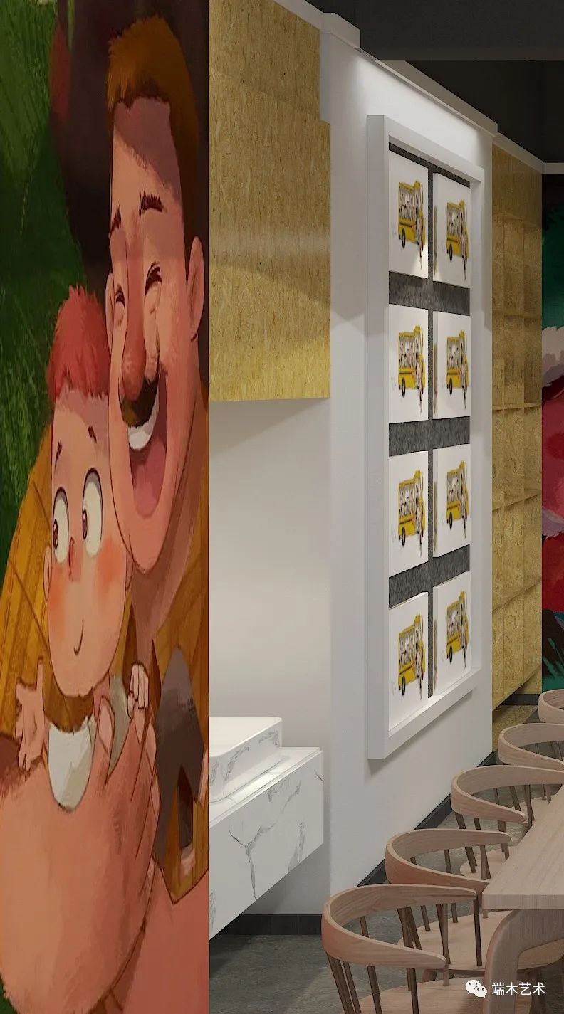 丹青坊 | 现代校区设计，温暖童年的艺术空间-18