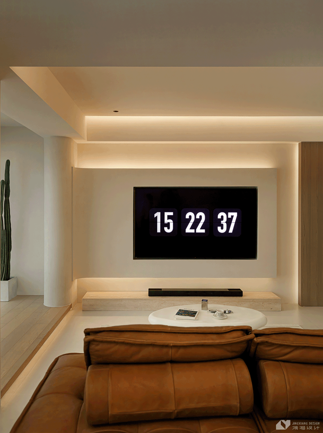 璞境 · 简约奶油侘寂风,纯净空间的艺术探索丨中国深圳丨深圳境相设计-7