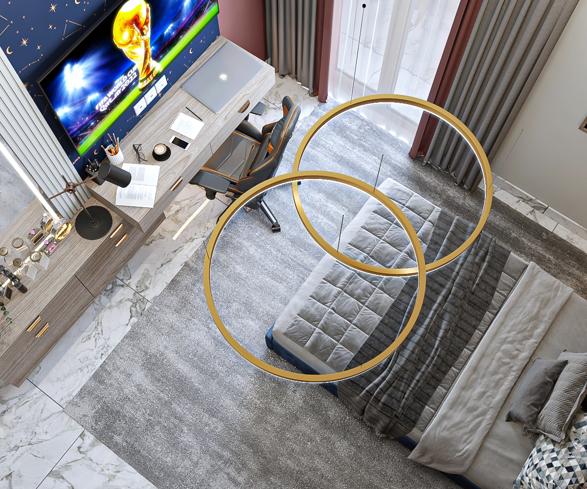 男孩房间现代风格丨ASMAA SAMIR-9