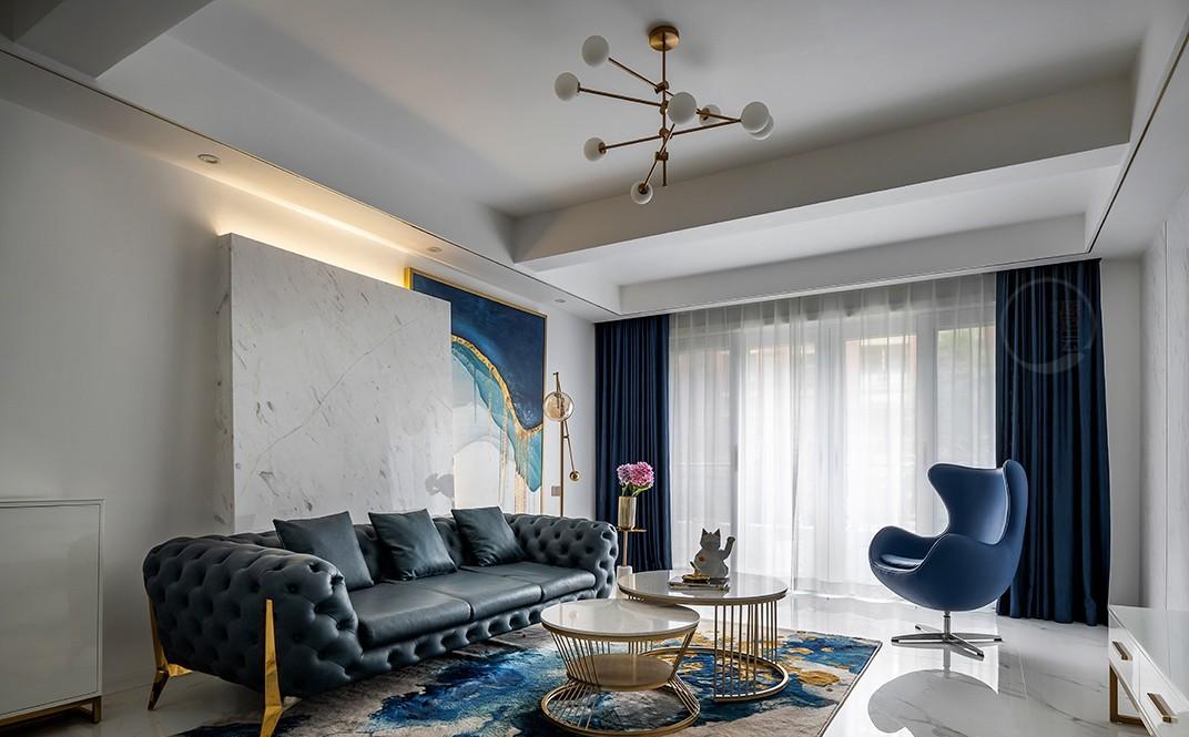 蓝与白 · 轻奢风格的海洋气息-18